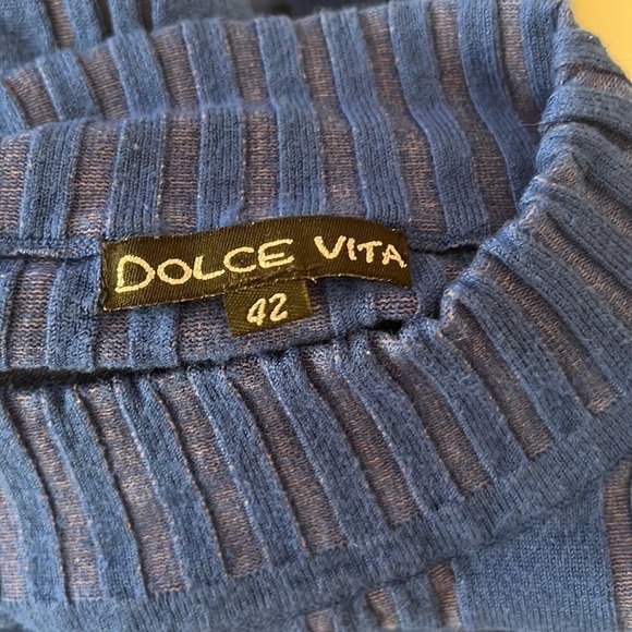 dolce Vita l Blue Long Sleeve Sweater - Picture 6 of 7